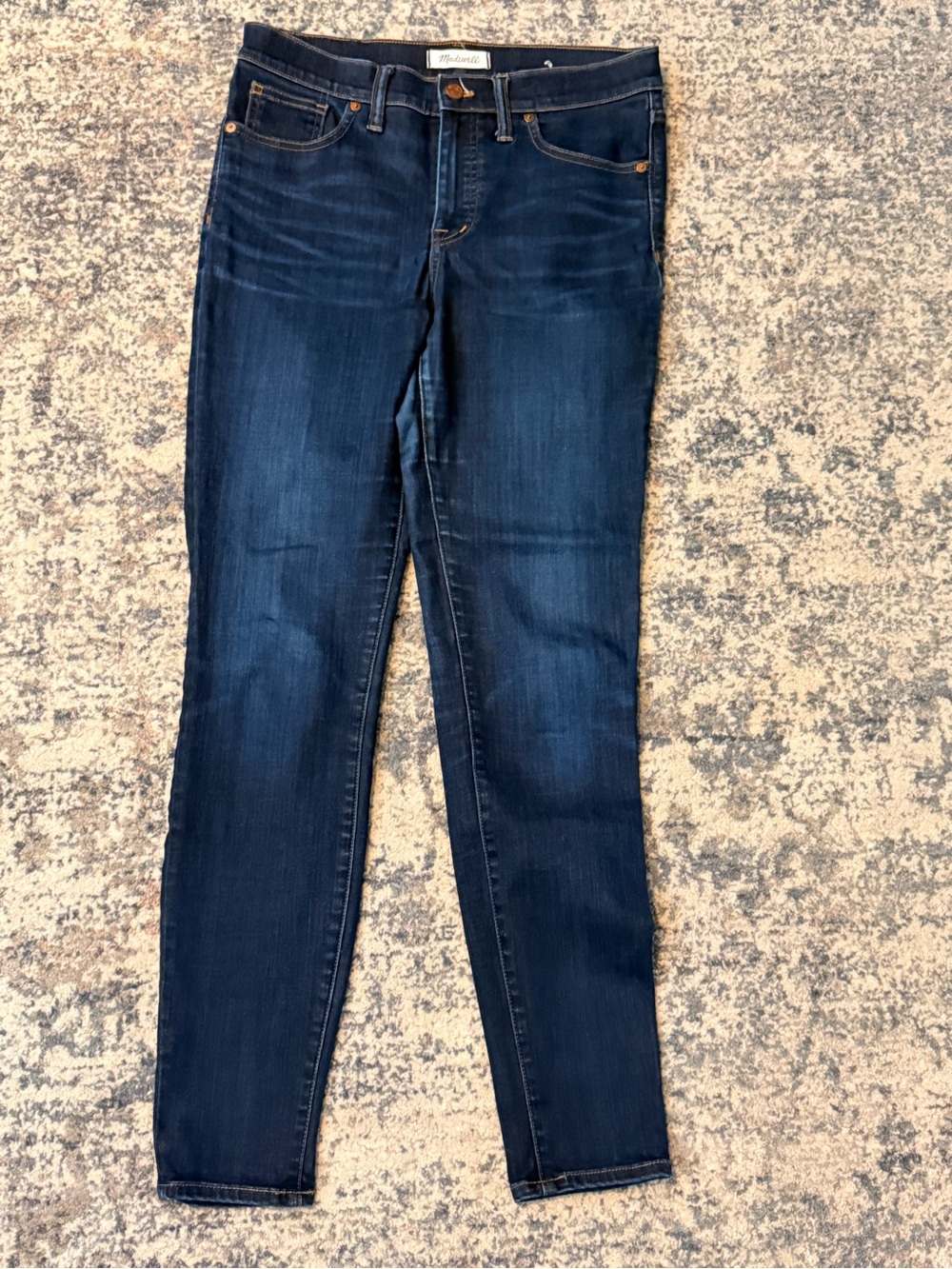 Madewell Indigo Skinny Jeans - Dark Blue Wash Size 29